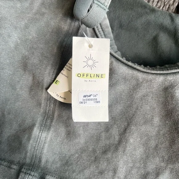 Gray Strappy Aerie Tank Top - Picture 3 of 7